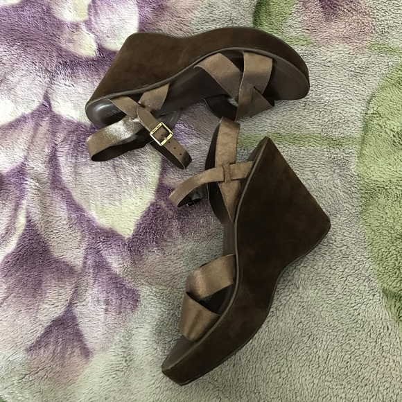 Kork-Ease Platform Wedge Leather Sandal - Picture 9 of 13